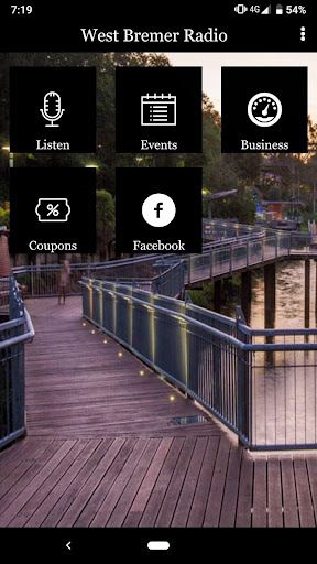 Android application West Bremer Radio screenshort
