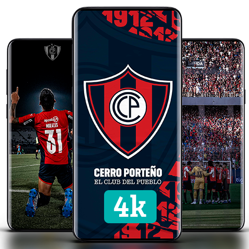 Cerro Porteño Wallpaper 4k logo