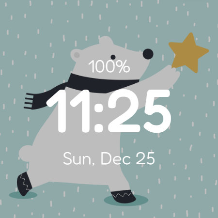 Christmas Watch Face Screen 2