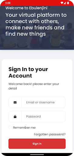 Android application Ebulenjini screenshort