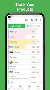 Food List Tracking & Shopping