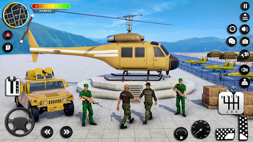 Android application US Army Transport Truck Games screenshort