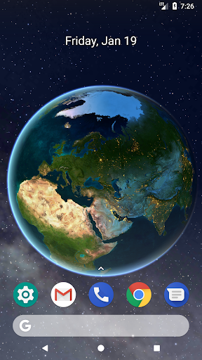 Earth 3D - Live Wallpaper Screen 3