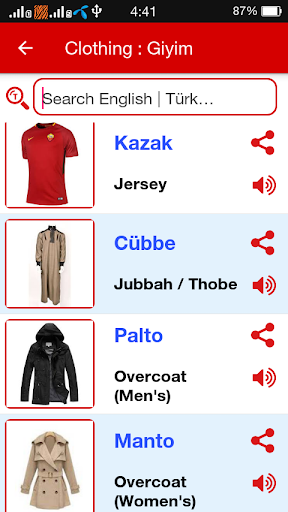 Turkish Word Book - Kelime Kitabı