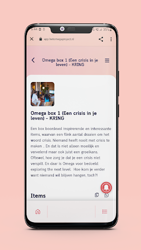 Mijn Omega Screen 2