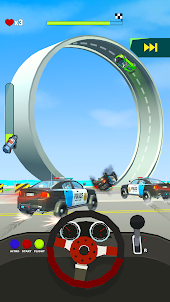 Crazy Rush 3D - Course Auto
