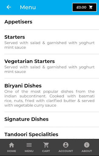 Oriental Tandoori Screen 2