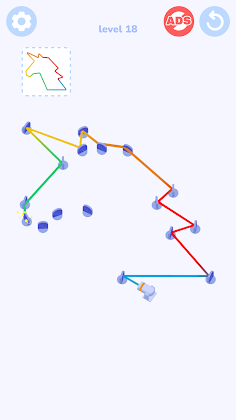 Laser Color Lines - Art Puzzle - Screenshot 2