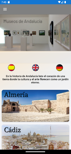 Museos de Andalucía Screen 2
