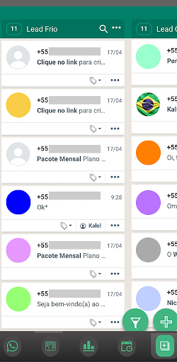 Android application ChatCenter screenshort
