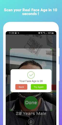 AI Camera: Face age scanner Screen 3