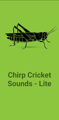 Android application Chirp Cricket Sounds - lite screenshort