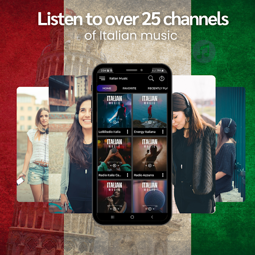Screenshot of Italian Music App