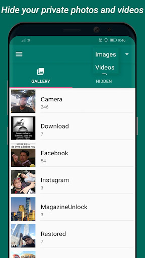 Android application Hide Privacy screenshort