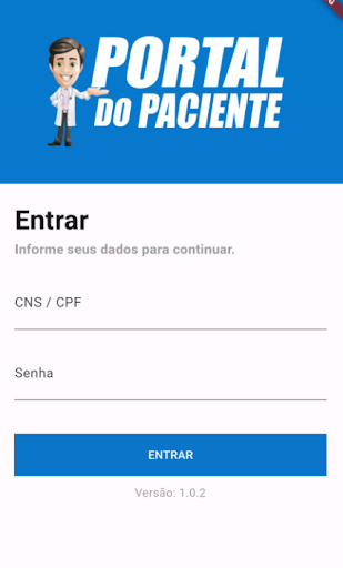 Android application Portal do Paciente GRM screenshort