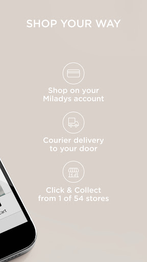 Miladys App Screen 2