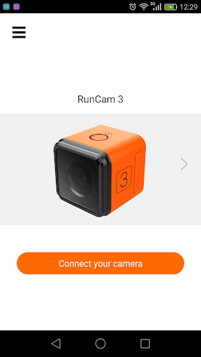 Android application RunCam App screenshort