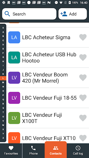 Ordissimo Phone (Dialer) Screen 2