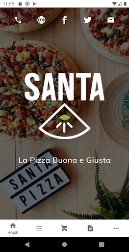 Android application Santa Pizza screenshort