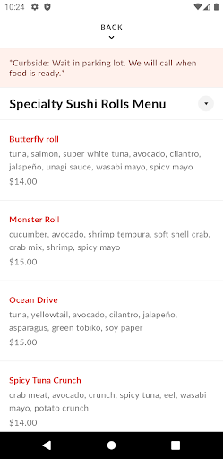 Kiku Japanese Steak House Screen 3