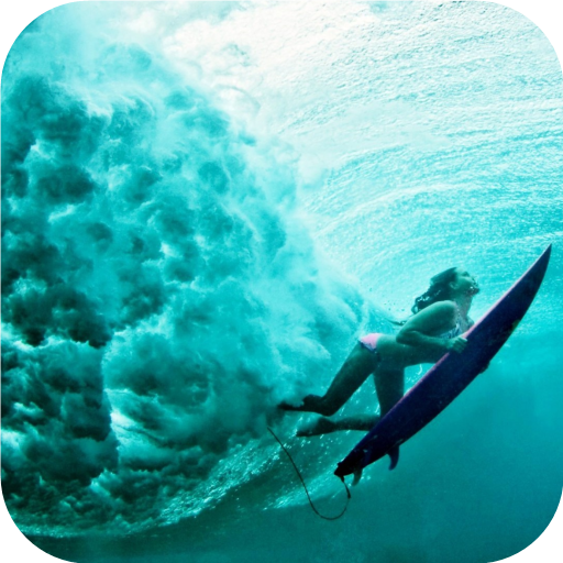 Women Surfing. Sport Wallpaper