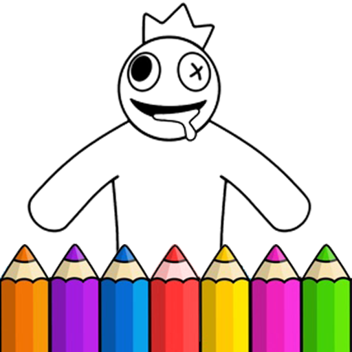 Rainbow Friends Coloring Draw