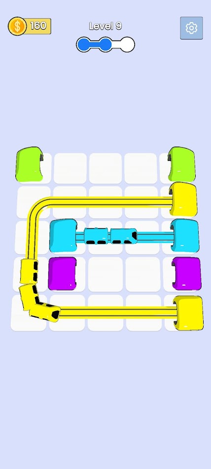 #5. Tunnel Link Puzzle (Android) Podle: Pixel Charm Studio