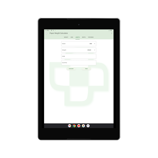 Paper Weight Calculator