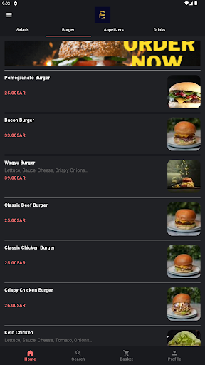 Android application جولي برجر Jolly Burger screenshort
