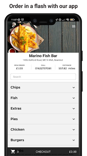 Marinos Fish Bar, UK Screen 2