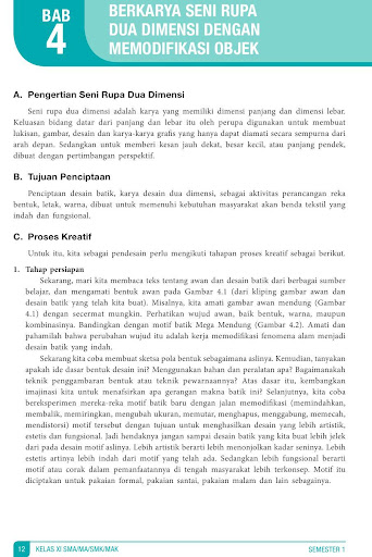 Buku Siswa Kelas 11 Seni Budaya Smtr 1 Revisi 2017