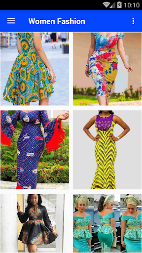 Android application Africa Fashion screenshort