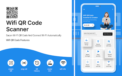 Wifi QR Code Connect & Scanner