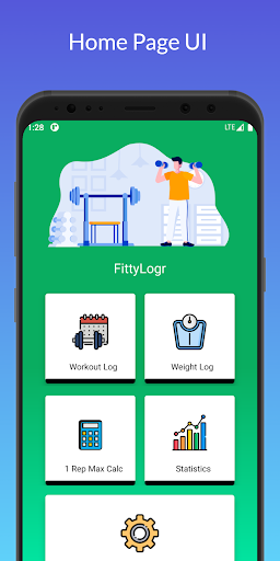 Android application FittyLogr screenshort