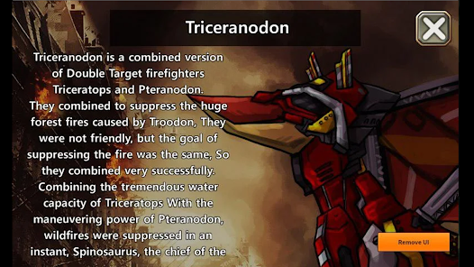 Screenshot 1 Dino Robot - Triceranodon android