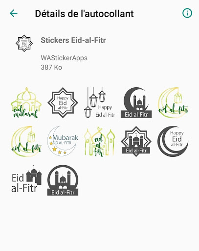 WAStickerApps - Eid-al-Fitr Stickers
