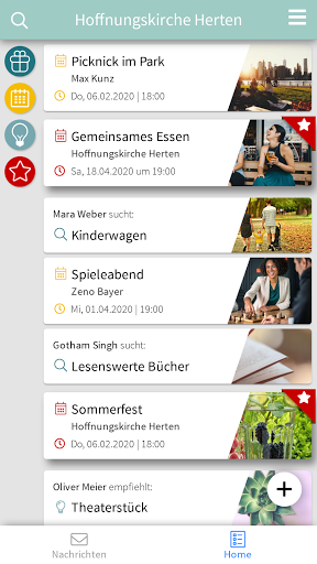 Android application Pinwand HoKiHe screenshort