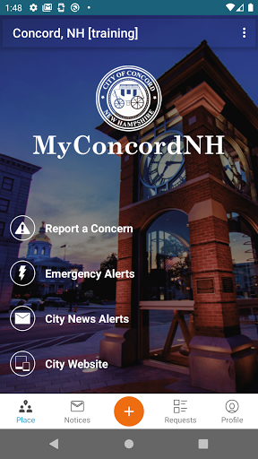 Screenshot of MyConcordNH
