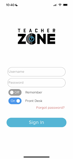 Android application TZ Admin screenshort