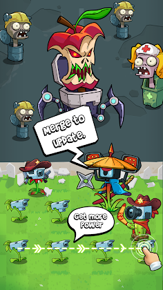 Zombie Clash: Merge Plant - Screenshot 1