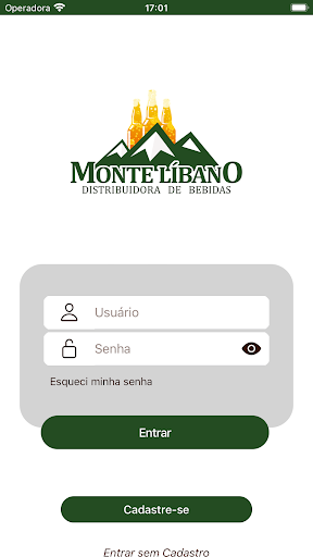 Android application Monte Líbano Distribuidora screenshort