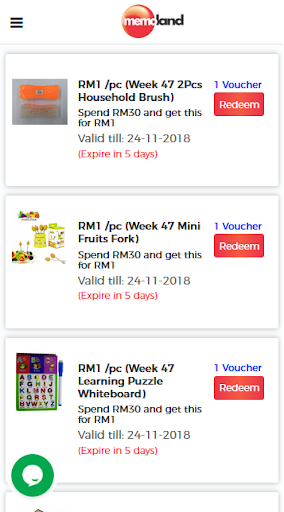 Member Voucher Screen 2