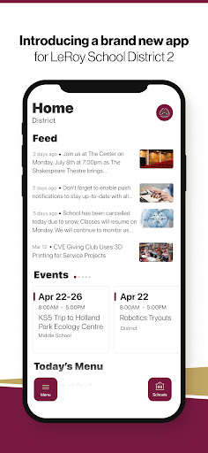 Android application LeRoy CUSD#2 screenshort