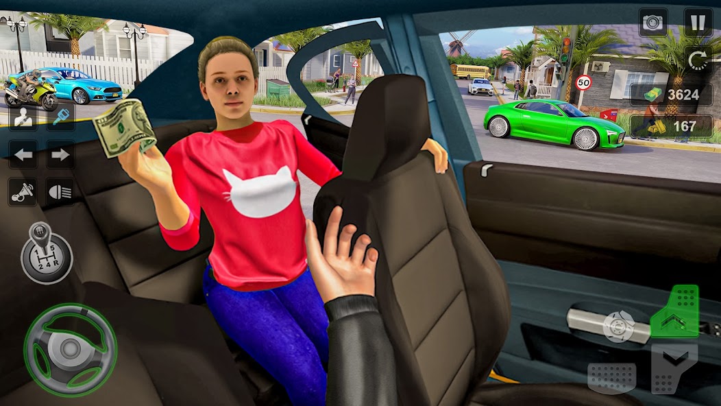 City Taxi Simulator Taxi games MOD APK screenshot