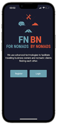 Android application For Nomads By Nomads screenshort