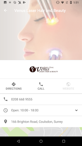 Android application Venus screenshort