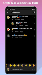 Captura de Pantalla 2 Dummy App- Fake Chat Post Prof android