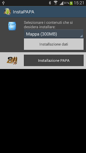 Android application Pasubio 100anni screenshort