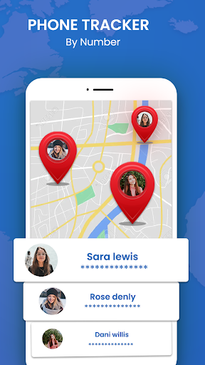 Android application Mobile Tracker by Number screenshort