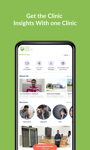 Android application Mind Care Hospital screenshort